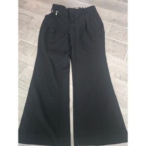 Maeve Black Wide-Leg Trousers